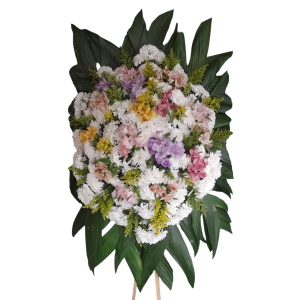 Coroa de Flores – Alstroemeria, Crisantêmo e Tango