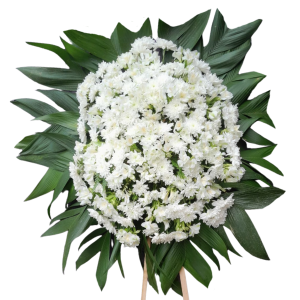 Coroa de Flores - Alstroemeria e Crisantêmo