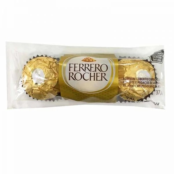 Chocolate Ferrero Rocher 37,5g (3 unidades)